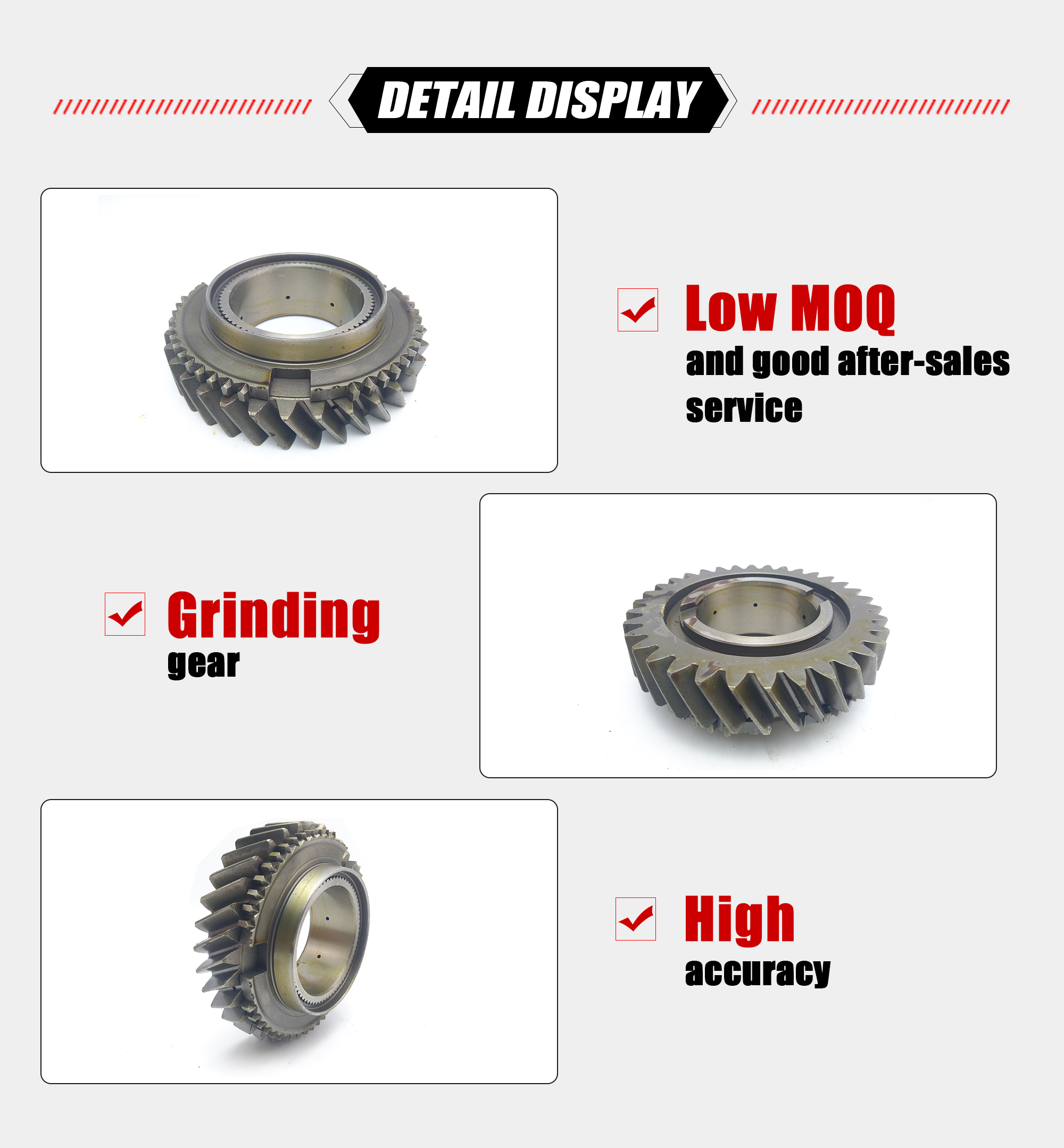 Transmission 2nd Gears 33033-36090 Used For Toyota Rino Hino Dutro