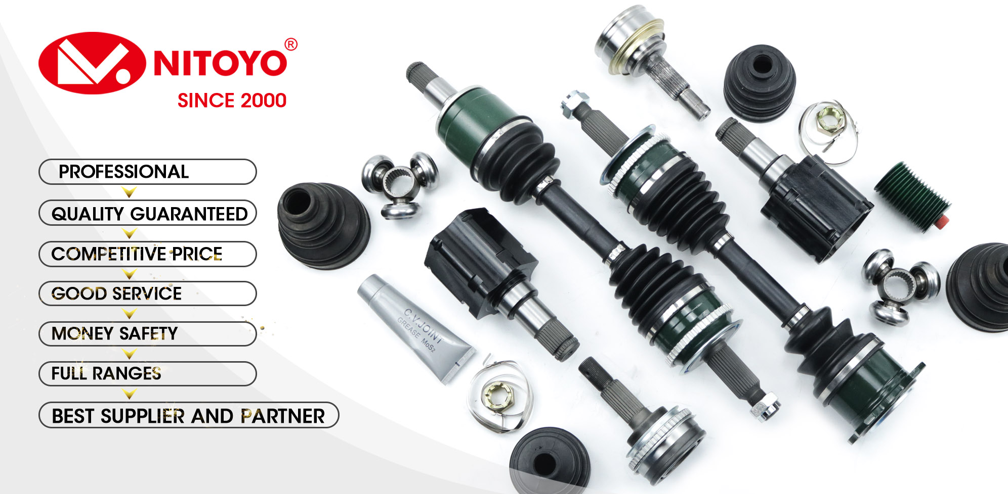 NITOYO Auto Parts Top Quality Aluminum Alloy GUM-93 Universal Joint Used For Mitsubishi Canter Rosa 