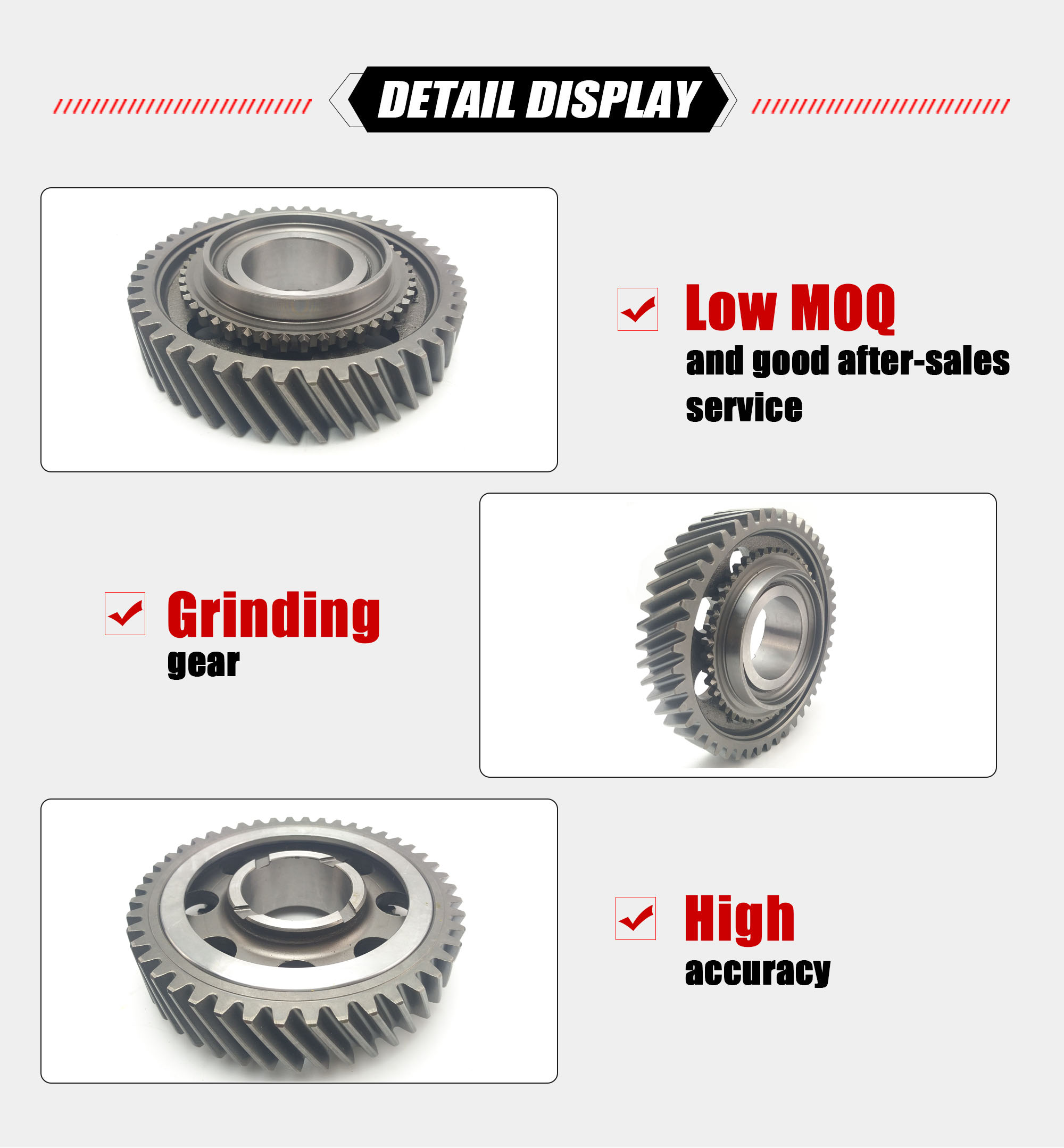 Transmission 6TH Gear 8-98137-256-0 Used For ISUZU DMAX 6HKT/6HK1