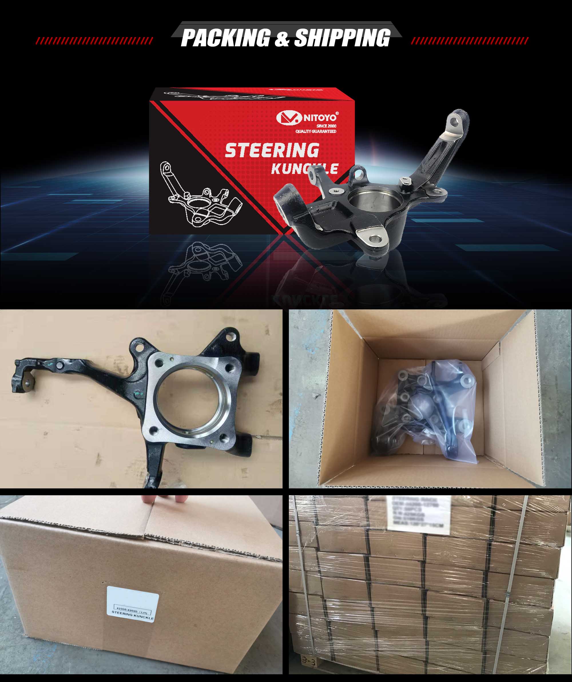 43211-60110 Steering Kunckle Used For Toyota Landcruiser HZJ79 1990-2001