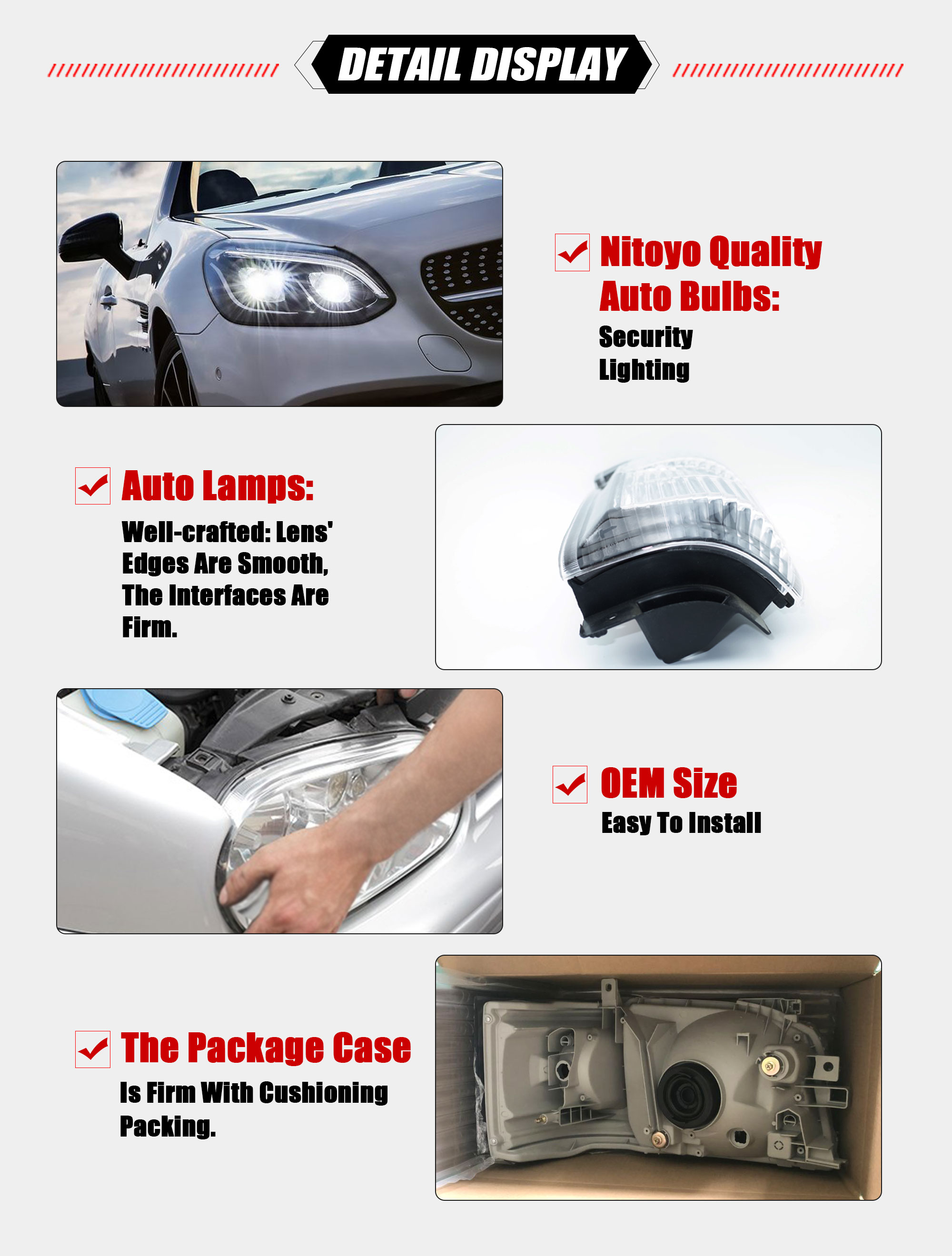 Head Lamp Used For Toyota Hiace 2019