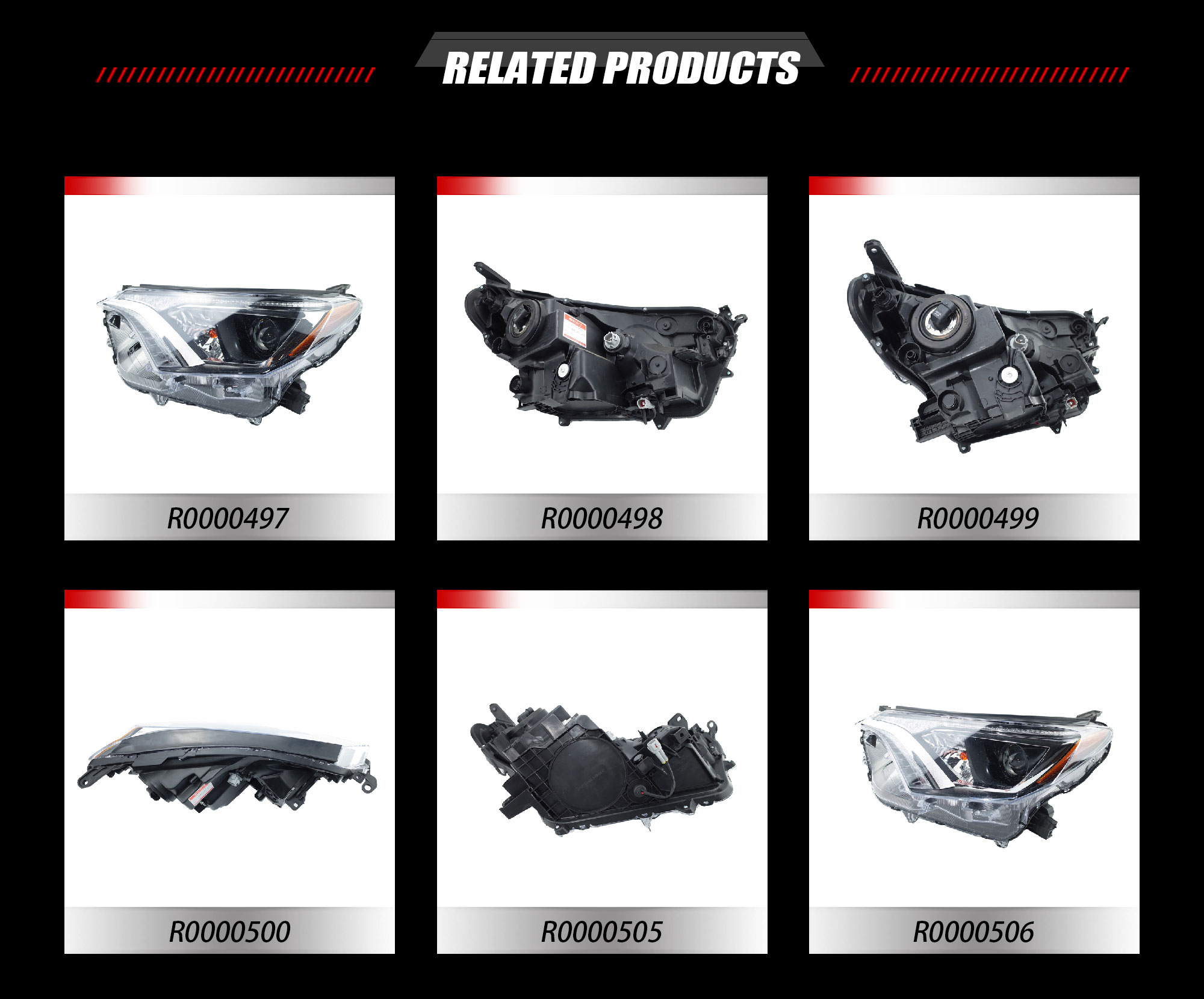 Head Lamp Used For Toyota Hiace 2019