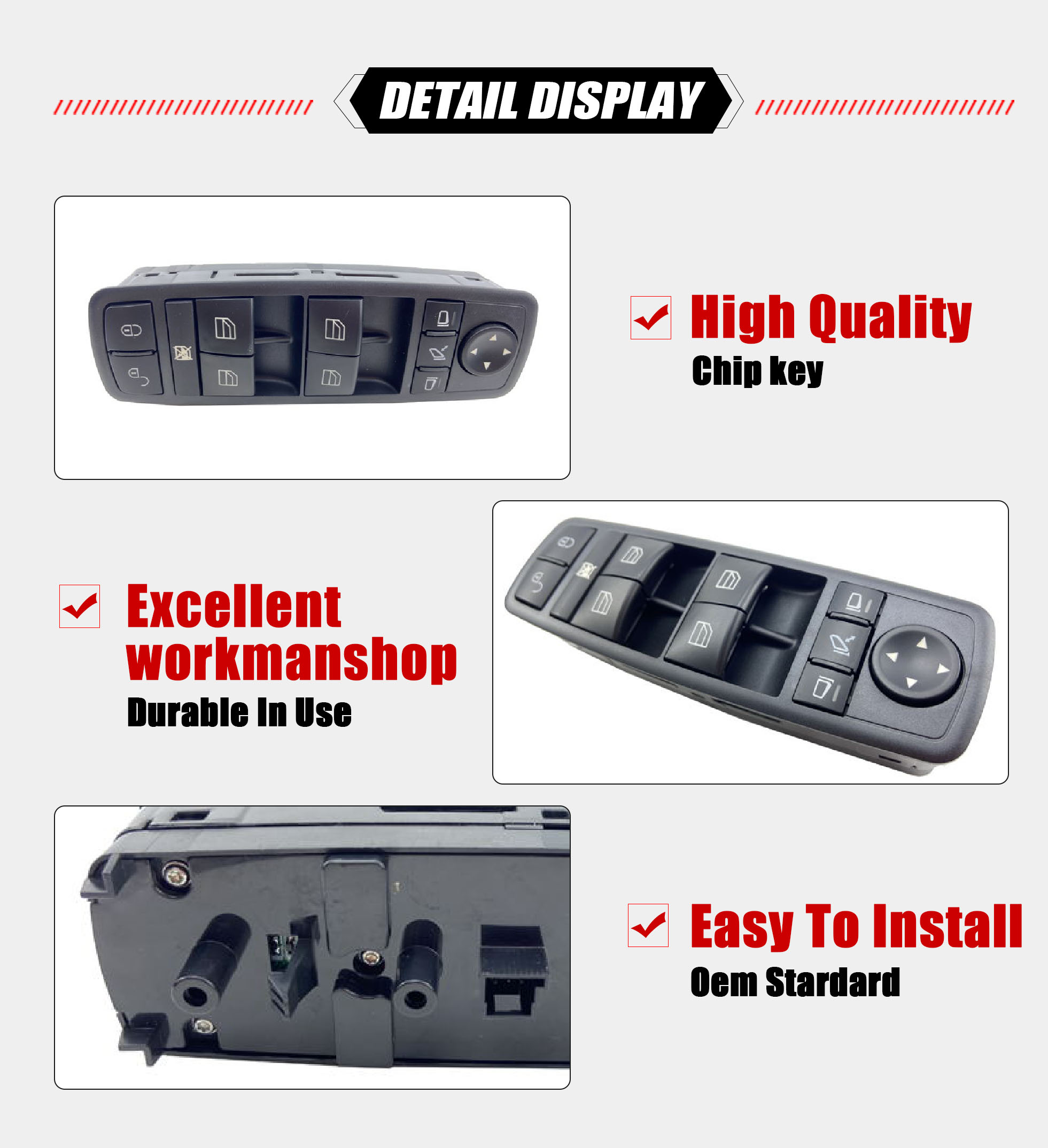 84820-02190 Power Window Switch Used For Toyota Camry Amry XLE 2007-2011