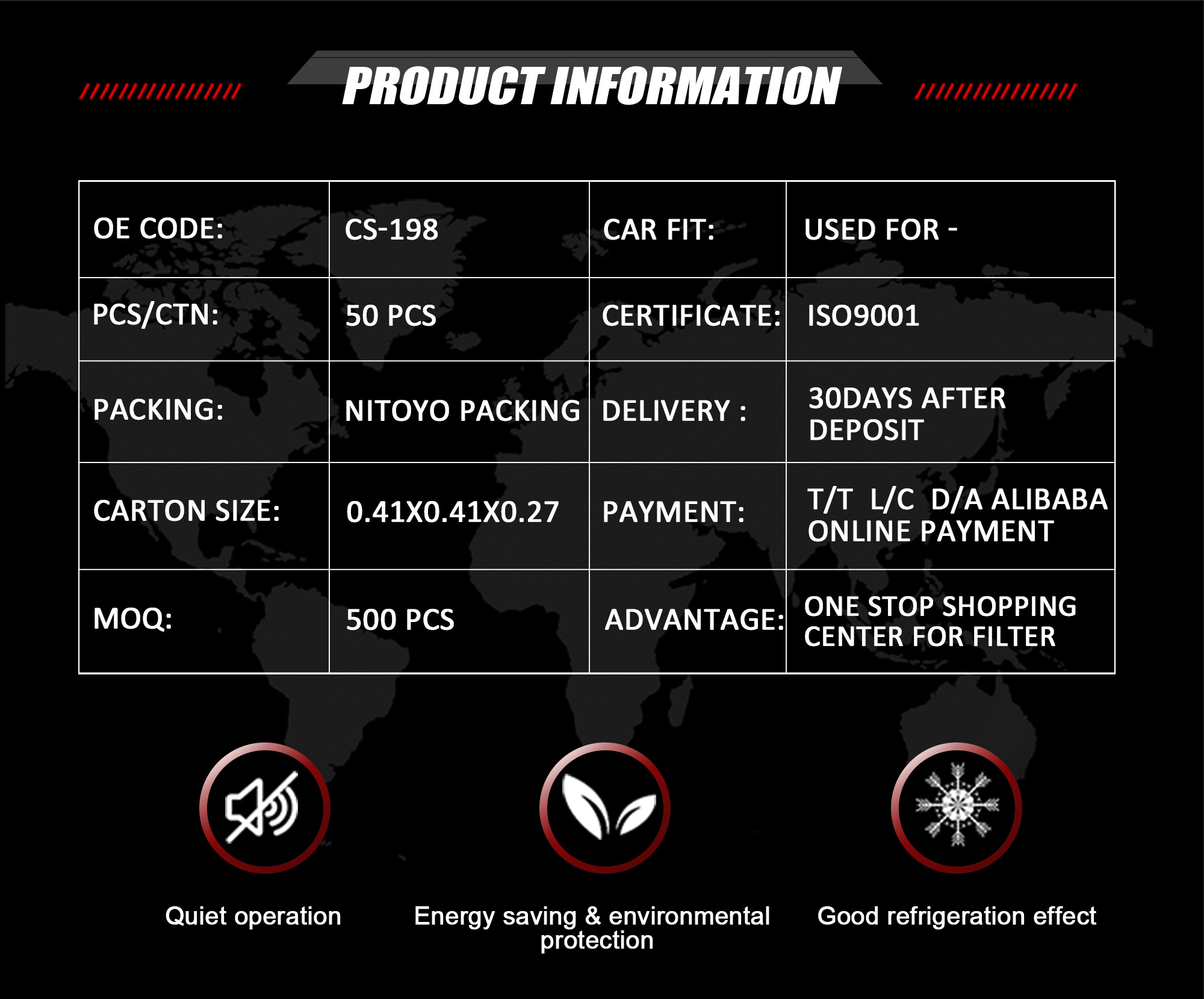 CS-198 Fuel Filter 