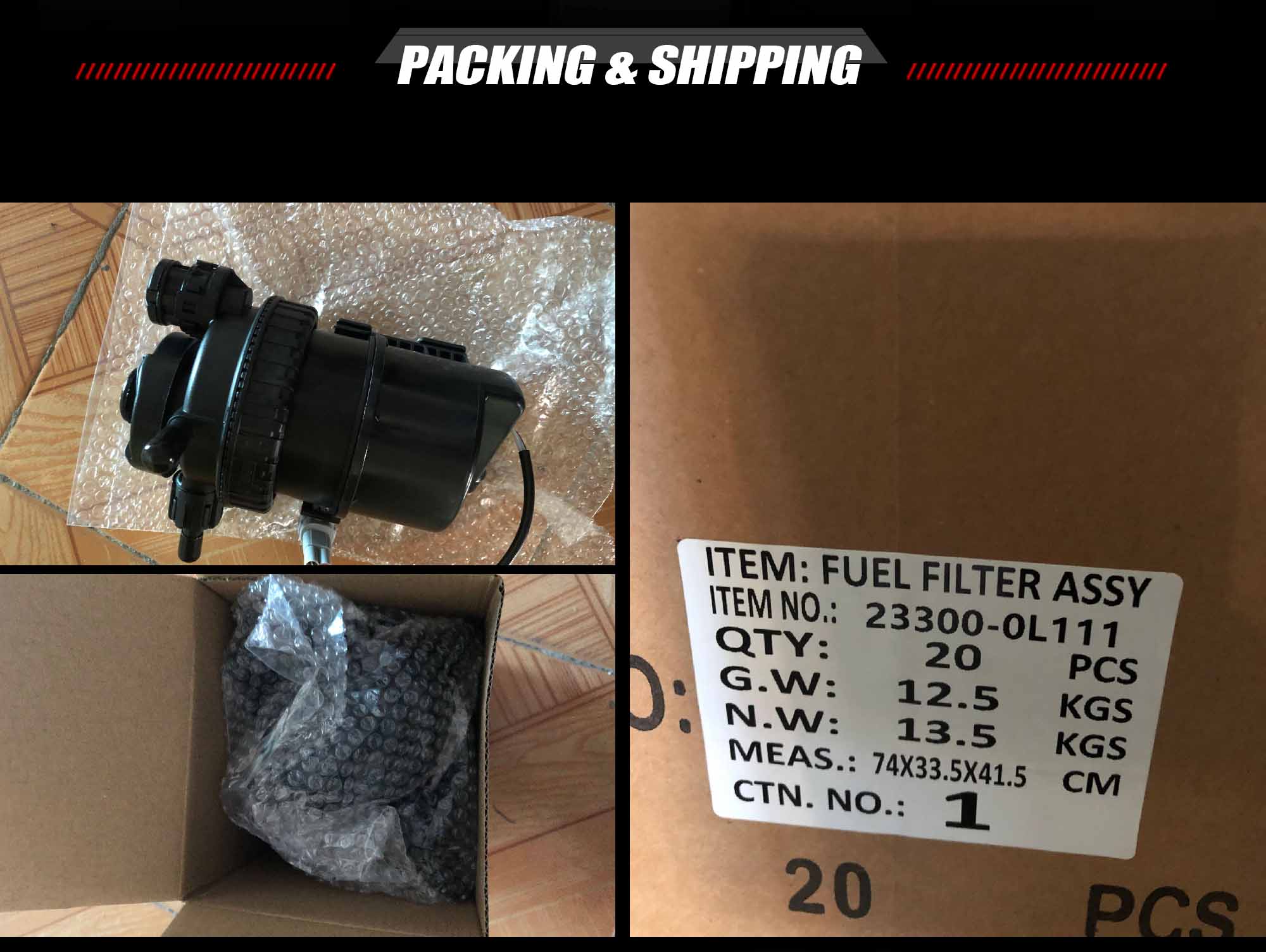 233000L041 2330030211  Fuel Filter Assy Used For Toyota