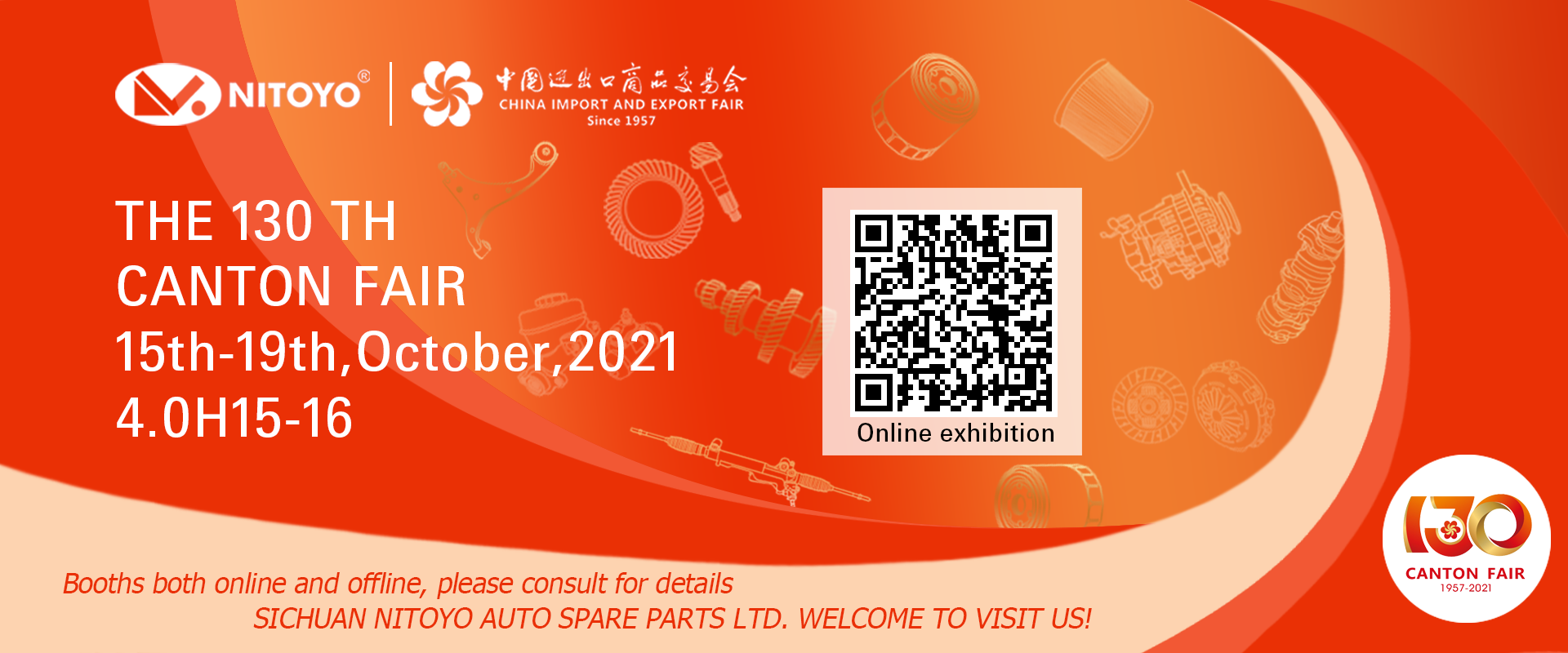 NITOYO IN THE 130TH CANTON FAIR ENDED PERFECTLY