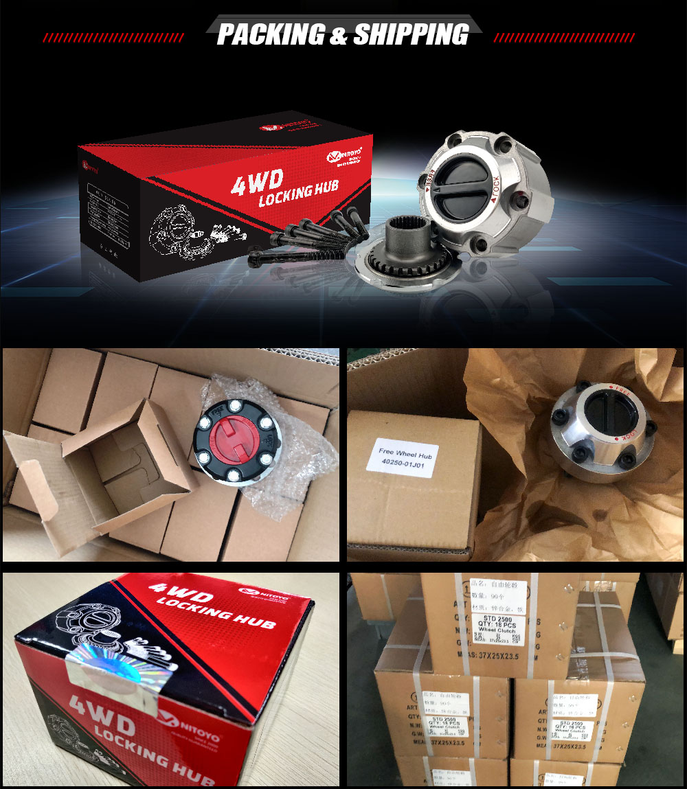 NITOYO Auto Spare Parts OEM 43810-82CB1 43810-72J01 4WD Free Wheel Hub Locking Hubs For Suzuki Jimny