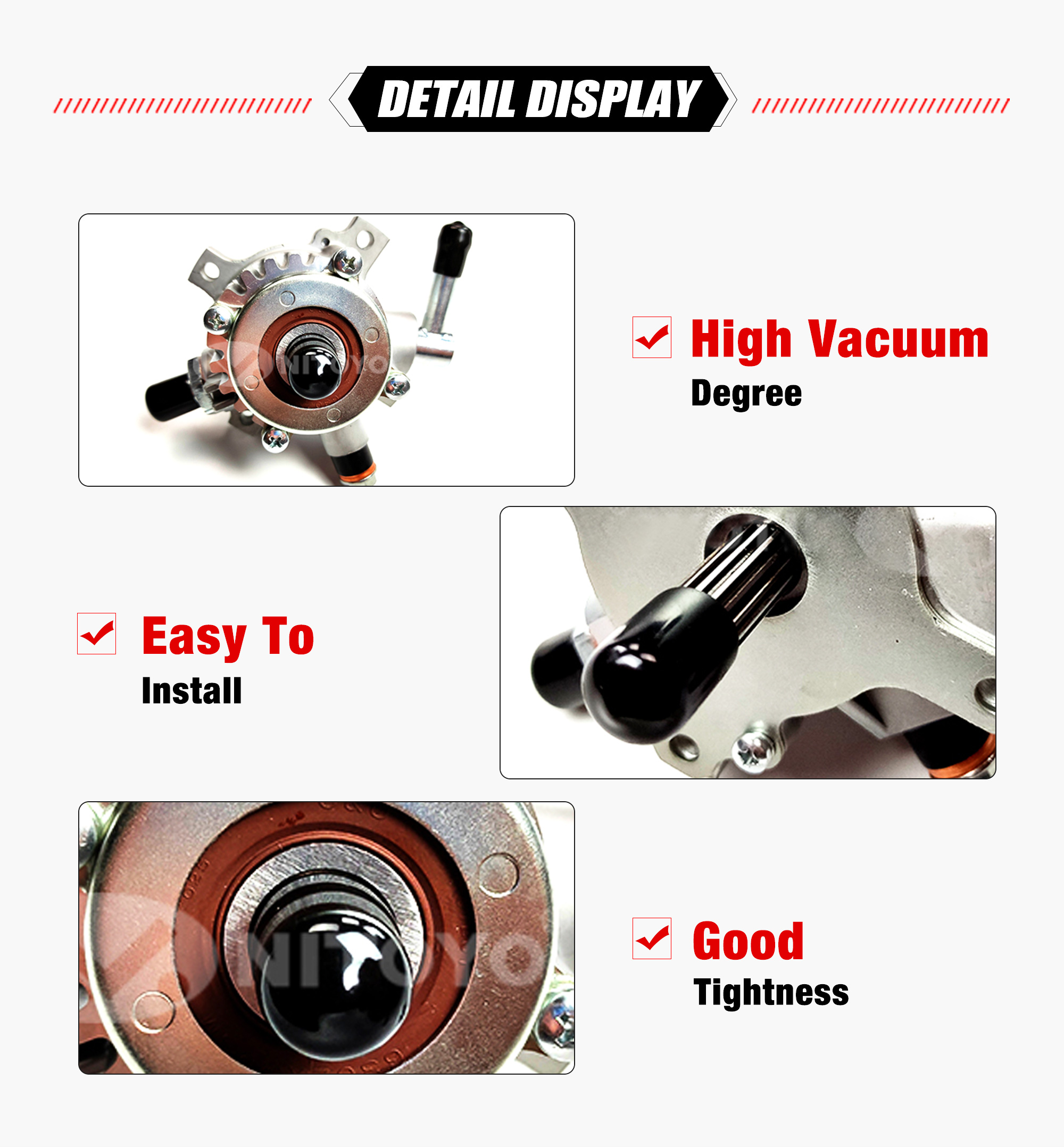 Nitoyo Other Auto Engine Parts ME194174 Car Vacuum Pump Used For Mitsubishi Canter Fuso 4M42 Engine Parts