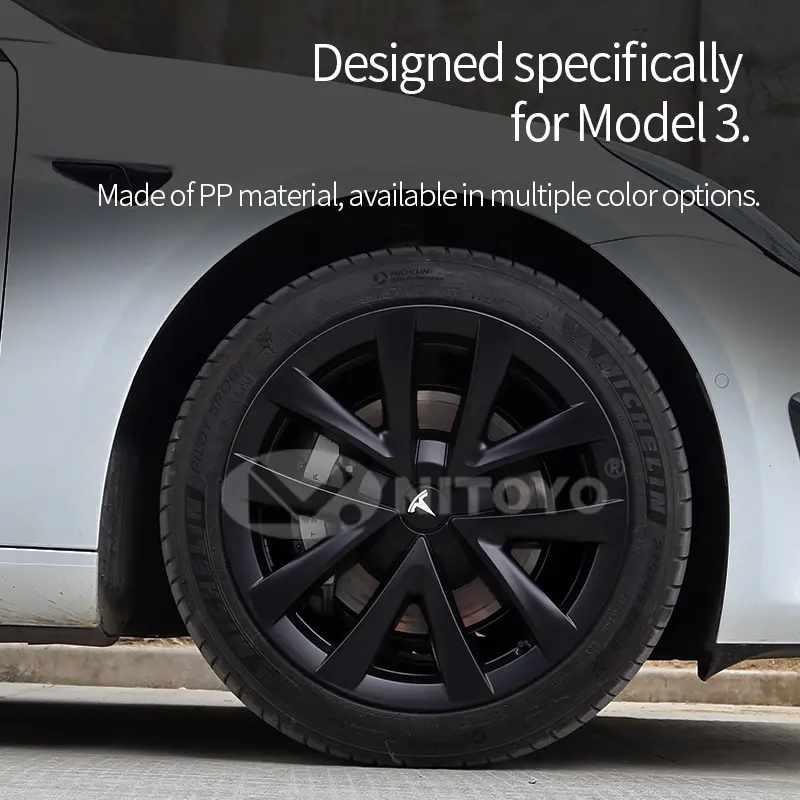 NITOYO 18 Inch HubCap For Tesla Model 3/Y 
