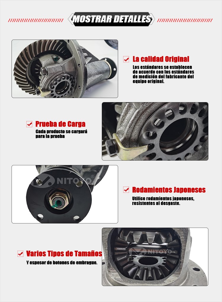NITOYO Transmission Parts High Quality Auto Differential Kit Used For Toyota 1KD Differential Kits