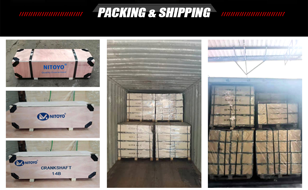 NITOYO Engine Crankshafts For Sale Used for NIssan Z24 Crankshafts