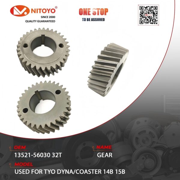 产品推荐 GEAR 13521-56030 32T TOYOTA DYNA COASTER 14B 15B(1)